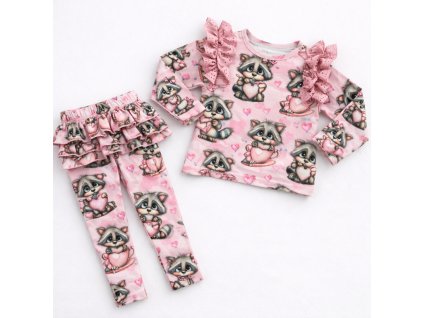 Legínky s volánkama - zvířatka