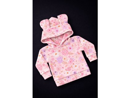 Mikina Bear -  květy