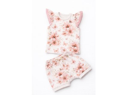 Tílko s volánkem - Květinky