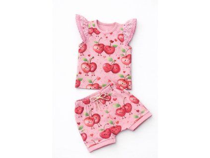 Tílko s volánkem - třešničky