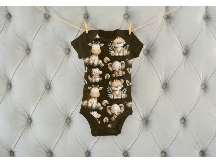 Rostoucí body - bavlněné  -  Safari