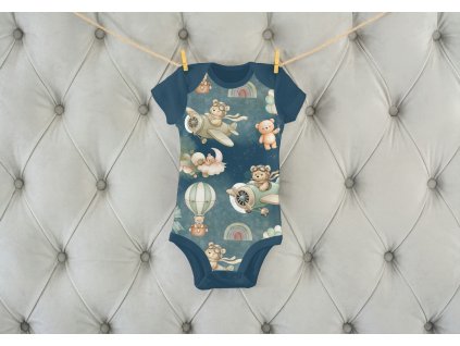 Rostoucí body - bavlněné  -  Medvídek