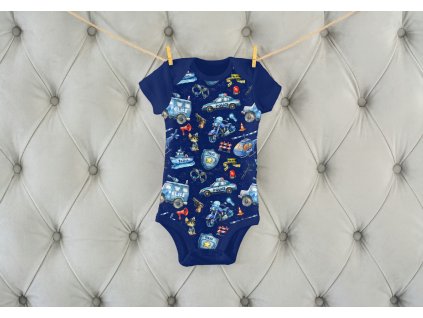 Rostoucí body - bavlněné  - Policie