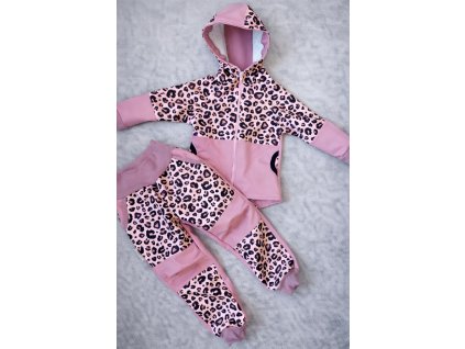 Nepromokavé soft kalhoty  -  Gepard ružový