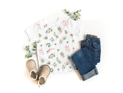 Tričko - Lístečky