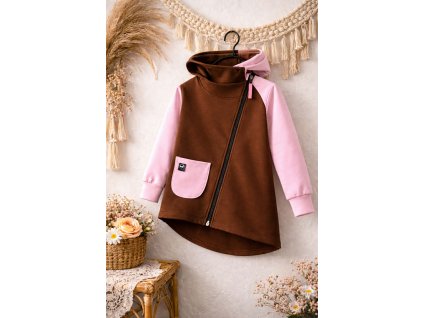 Mikinka tuning - hnědá