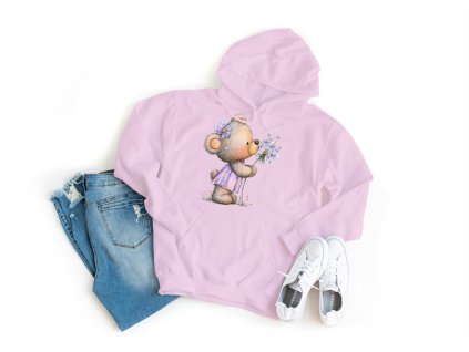 Mikina dětská - 6-12 - Více barev - Medvídek