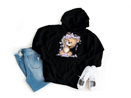 Mikina dětská - 6-12 - Více barev - Medvídek