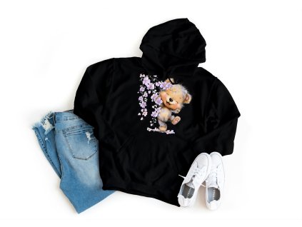 Mikina dětská - 6-12 - Více barev - Medvídek