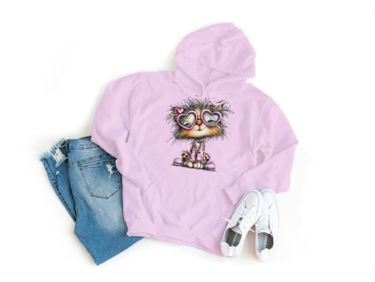 Mikina dětská - 6-12 - Více barev - Kočka