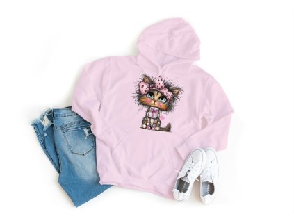 Mikina dětská - 6-12 - Více barev - Kočka