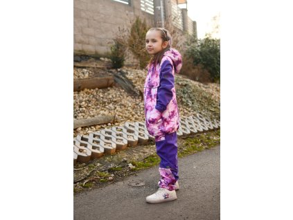 Nepromokavé soft kalhoty  -  Mramor