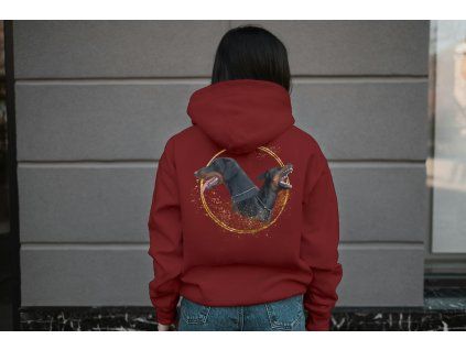 Mikina na zip -  Dobrman