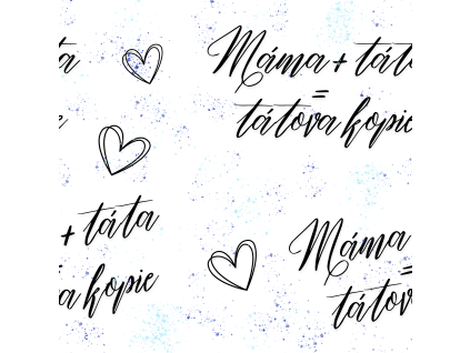 Látky  - Máma + táta