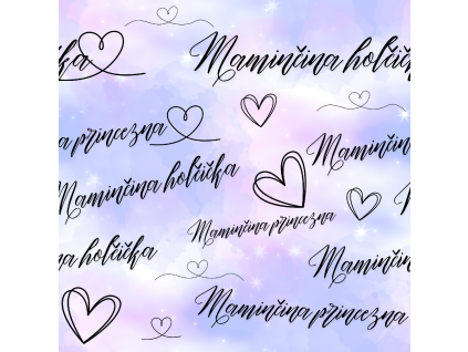 maminky holčička 20x20