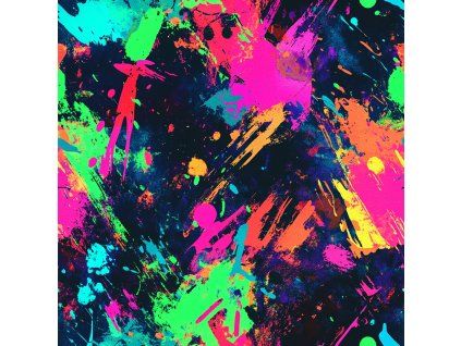 Dynamic Abstract Neon Paint Splash Background (2)