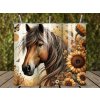 Floral Sunflower Horse Tumbler Wrap PNG Graphics 121138221 1 1 580x435