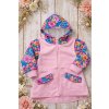 Soft kabátek  - květy