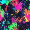 Dynamic Abstract Neon Paint Splash Background (2)