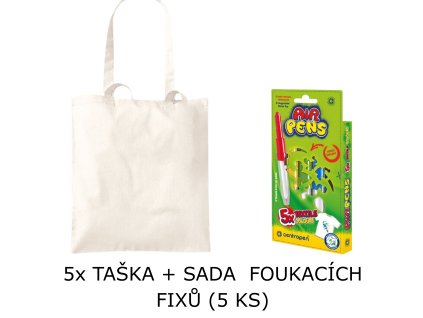 diy taska fixy malovni na textil
