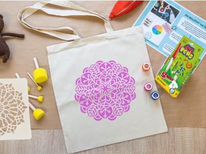 diy platena taska mandaly kreativni sady deti