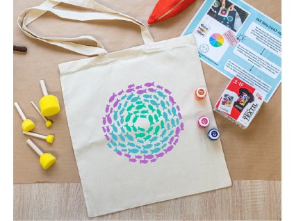 malovani na textil rybicky sada