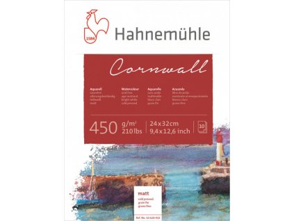 akvarelový blok vysoká gramáž 450g CP hahnemühle cornwall papír akvarel