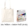 sada pro malovani na textil taska fixy