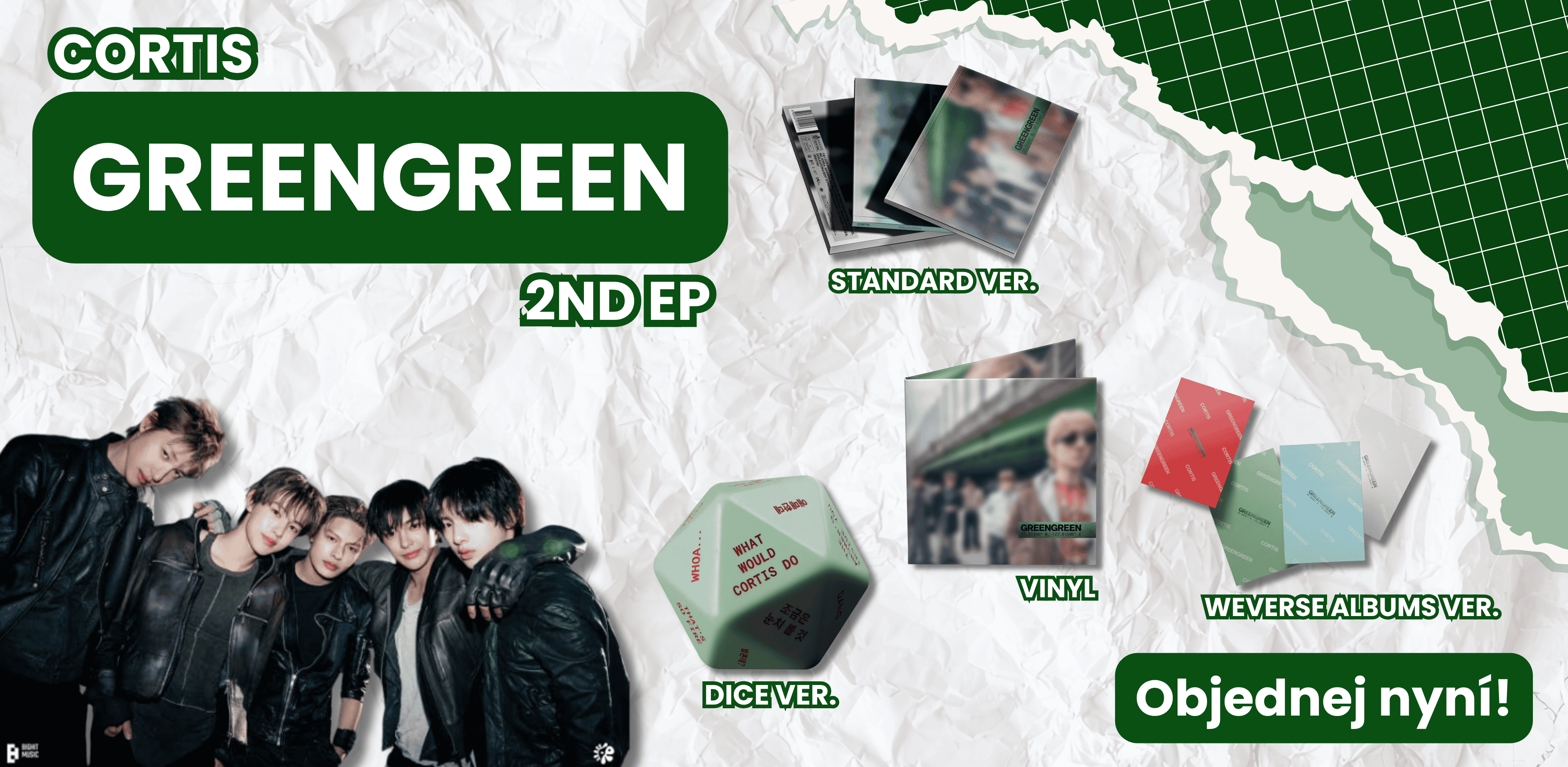 CORTIS GREENGREEN ALBUM PRE-ORDER