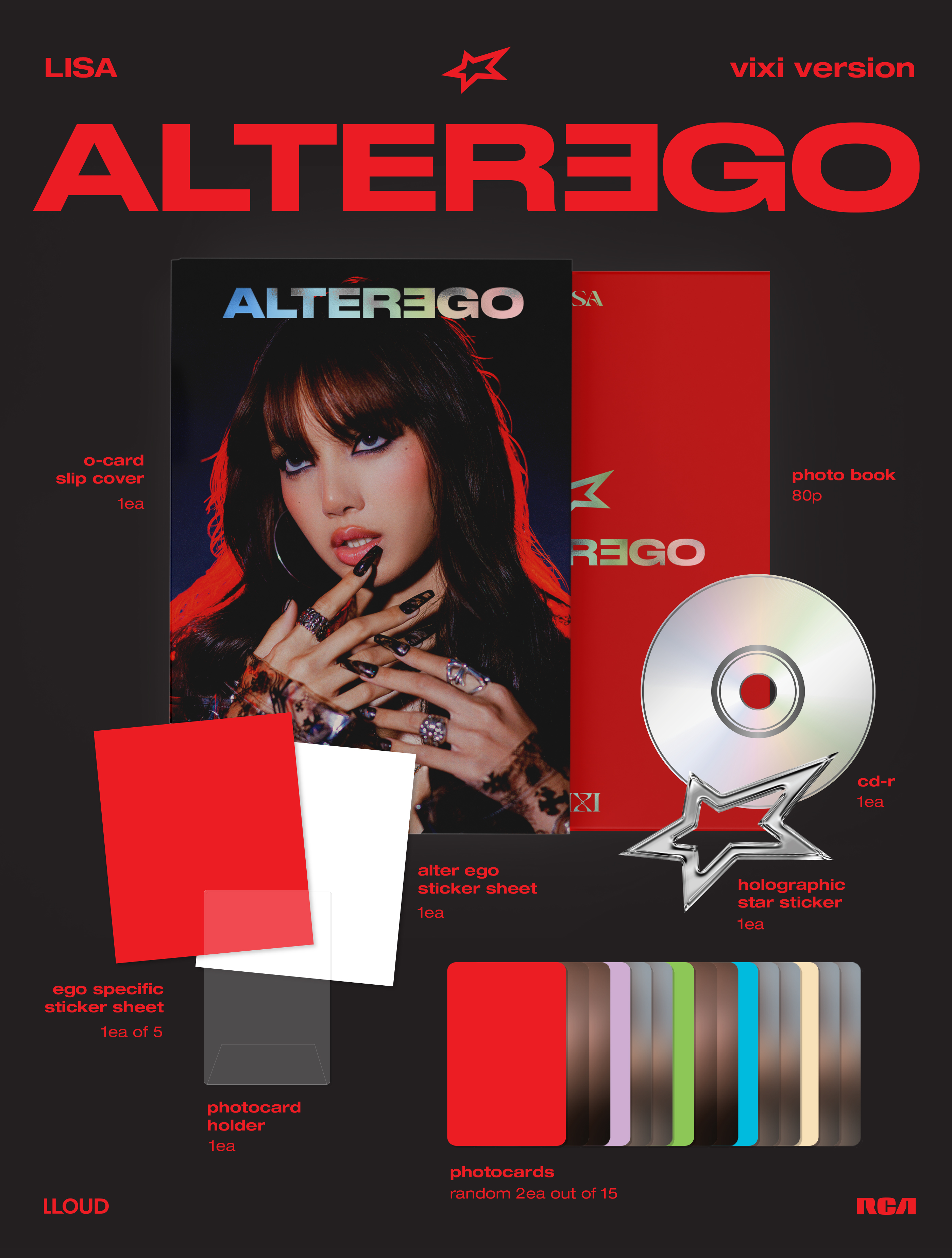 LISA (BLACKPINK) - ALTER EGO (VIXI VER.) - K-PopStore