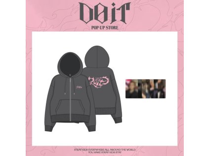 STRAY KIDS - DO IT POP UP STORE OFFICIAL MD ZIP UP HOODIE (PRE-ORDER)
