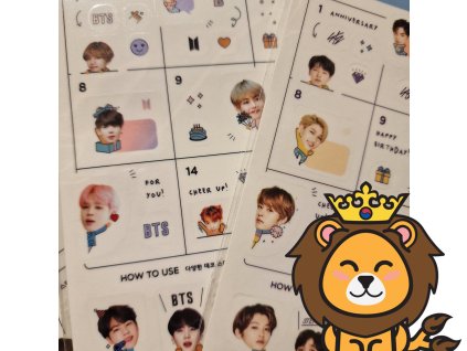 Samolepky - Transparent deco stickers 2 sheet