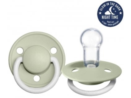 143912 264763 silikonovy dudlik bibs de lux night 0 36 m zeleny