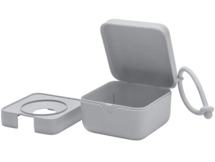 143837 264582 sterilizacni pouzdro na dudlik 2v1 bibs sedy