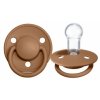 145162 268134 silikonovy dudlik bibs de lux 0 36 m nugat hnedy