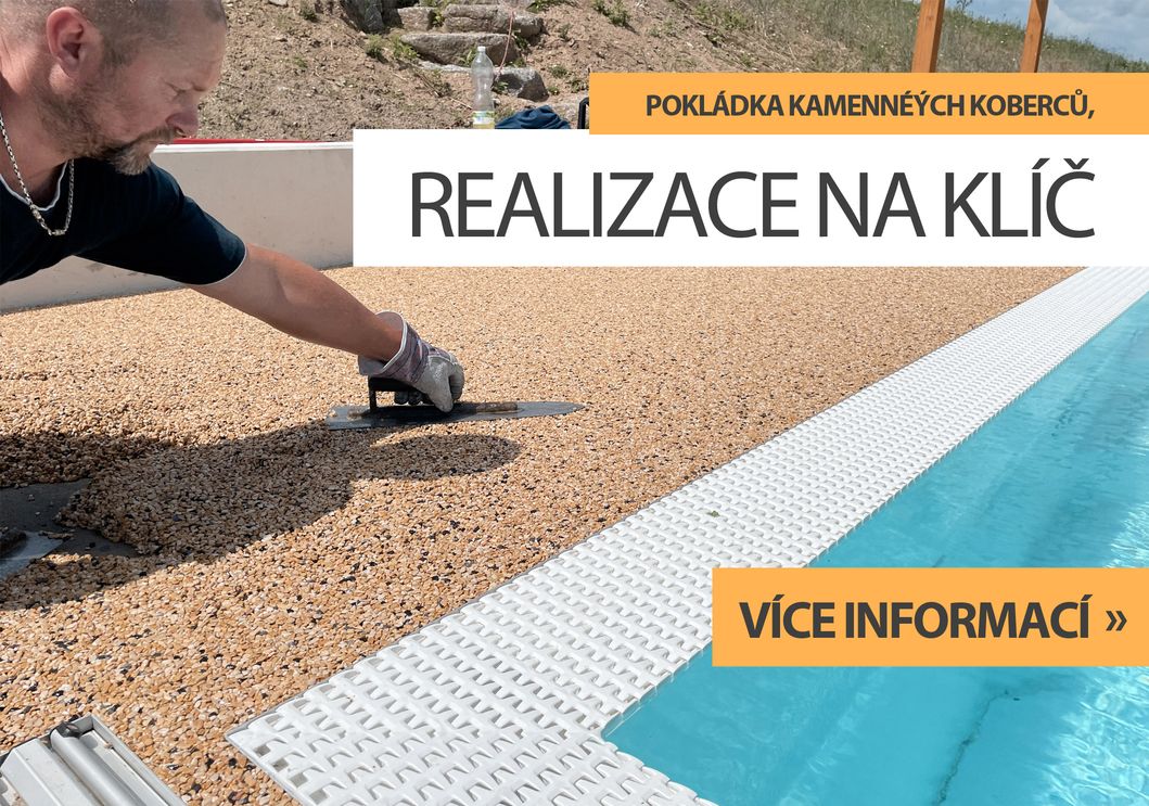 Pokládka kamenných koberců