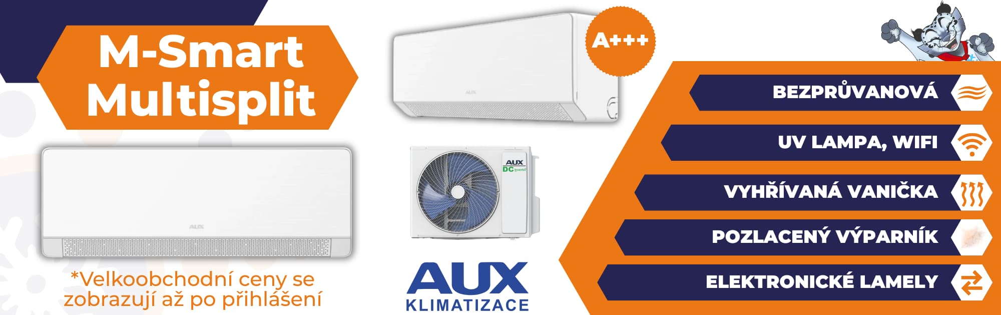 Klimatizace AUX M Smart A+++  PC