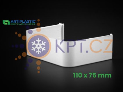 PVC spojka žľabu 110 75mm 12 1204GC Artiplastic 1