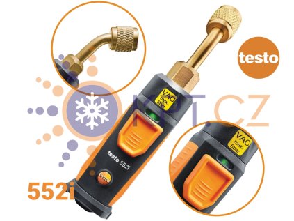 Bezdrátová vakuová sonda ovládaná aplikací TESTO 552i 4