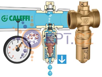 Nemrznúci ventil Caleffi 2