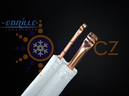 medené trubky ebrille 1,4x1,2 25m