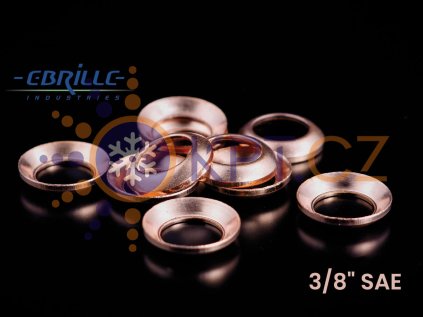 Medené tesnenie podložka CU 38 SAE pre servis klimatizácie