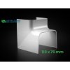 PVC vnútorný 90° kút (roh) 12 1205AI 110x75mm k žľabu Artiplastic 2