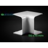 PVC vnútorný 90° kút (roh) 12 1205AI 110x75mm k žľabu Artiplastic 4