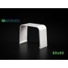 PVC spojka žlabu 80x60mm Artiplastic 08 0804GC W 2,