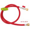 REFCO CA CL 60 R – červená servisní hadice 150 cm 1 4 SAE s ventilem