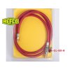 REFCO CA CL 60 R – červená servisní hadice 150 cm SAE s bez loga hlavna