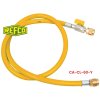 REFCO CA CL 60 Y – žlutá servisní hadice 150 cm 1 4 SAE s ventilem