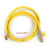 REFCO CA CL 60 Y – žlutá servisní hadice 150 cm 1 4 SAE s ventilem bez loga hlavna.