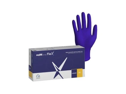 easyCARE FLEX modré (100 ks) (Barva Modrá, Velikost XL)